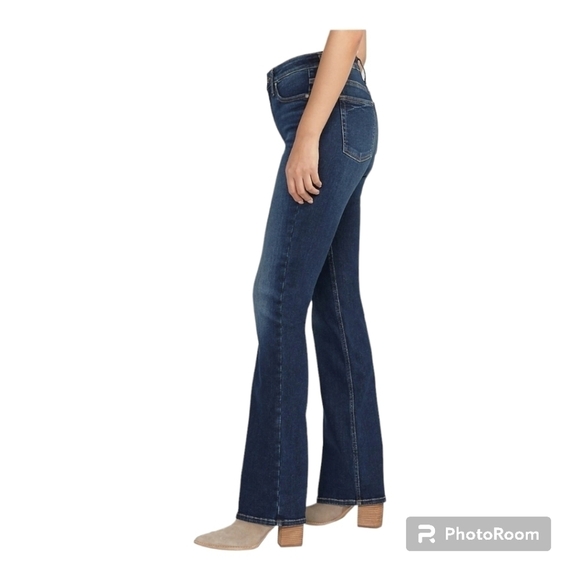 Silver jeans Infinite fit boot cut leg faded medium wash jeans - Picture 12 of 12